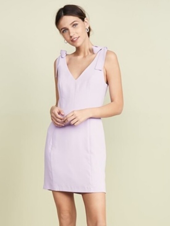 Amanda Uprichard Dresses & Skirts - Amanda Uprichard Women's Lavender Purple Allora Mini Dress Sz L